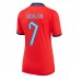 Cheap England Jack Grealish #7 Away Football Shirt Women World Cup 2022 Short Sleeve
